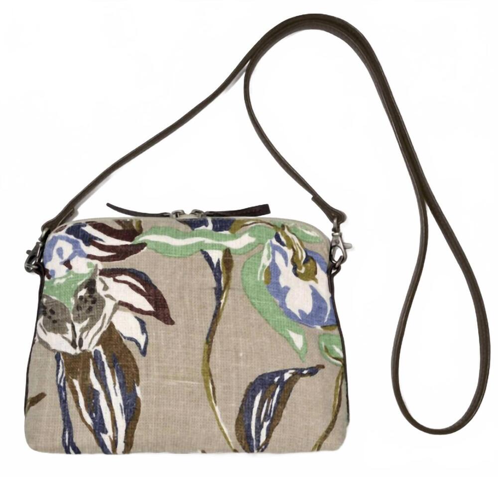 NEW EPICE women's meadow orchids crossbody bag in umbra